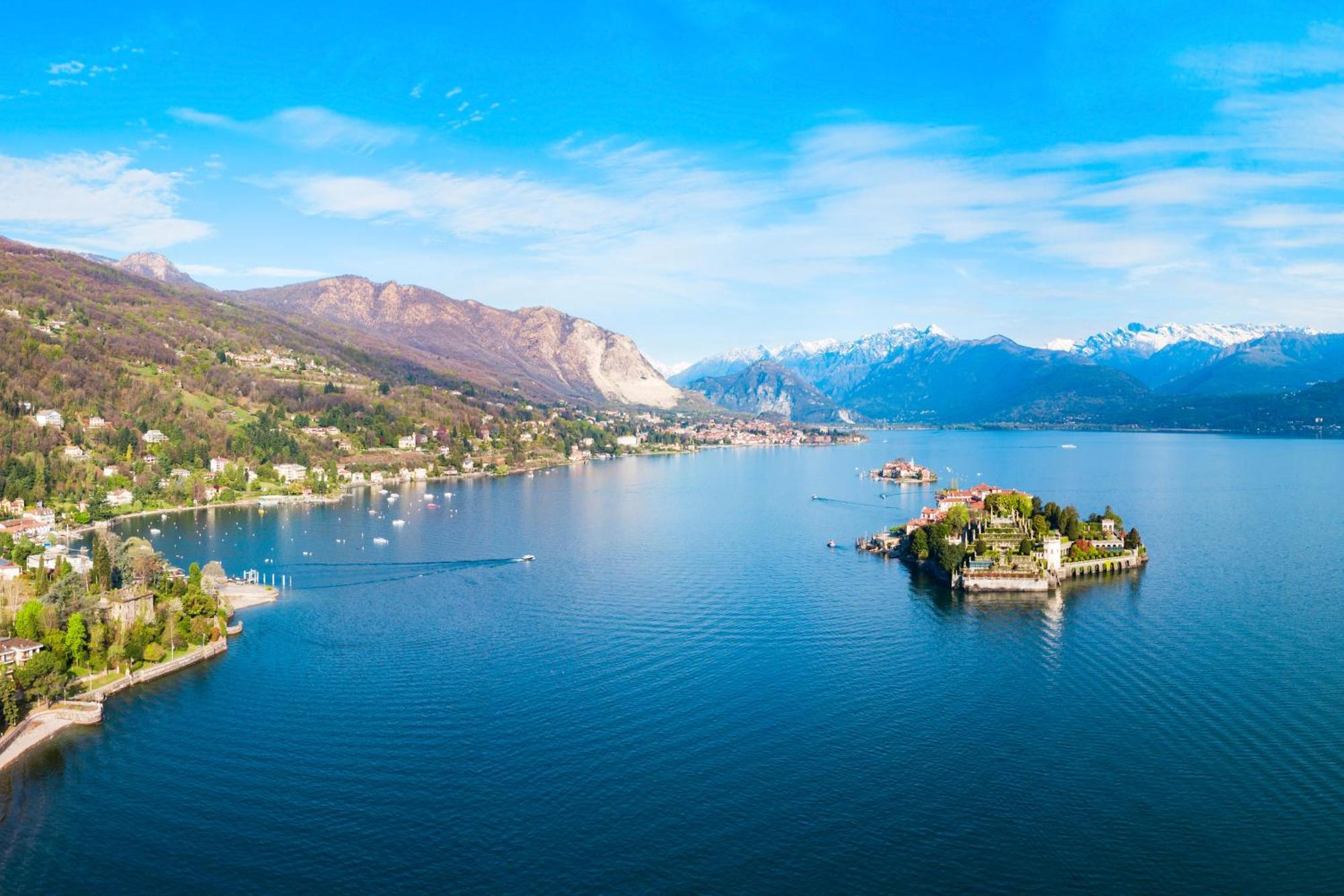 La Luna Nel Lago Lake View Garden - Happy Rentals Ispra Exteriör bild